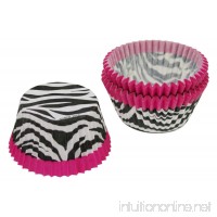 Cupcake Creations Pink Zebra Cupcake Holders  2-Inch  32 Count - B004XEMNDQ